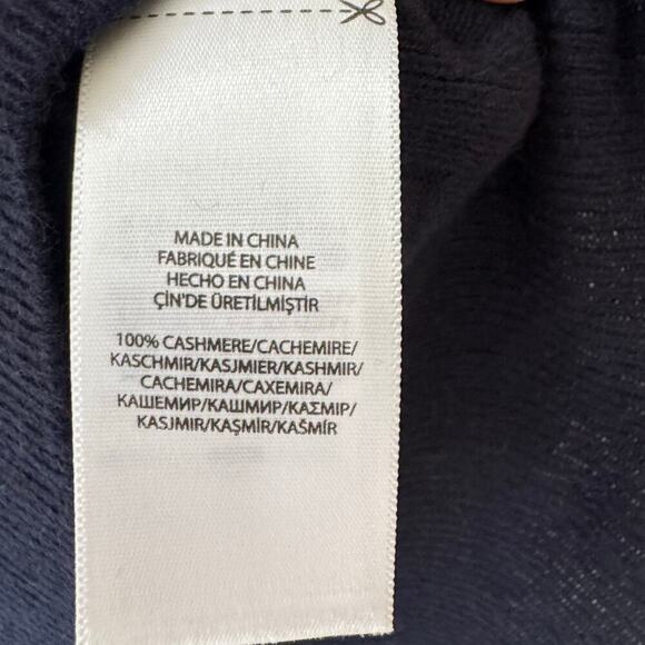 Polo Ralph Lauren Mens Washable Cashmere Sweater Size XS Navy Blue Old Money - Picture 7 of 8